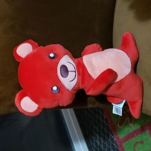 Snuggle Buddies Plush Uber Soft Red Bear 12.5" Like New!